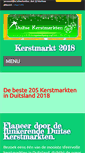 Mobile Screenshot of duitse-kerstmarkten.eu